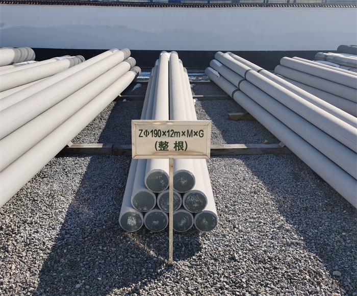 青州190×12米钢筋混凝土水泥电线杆